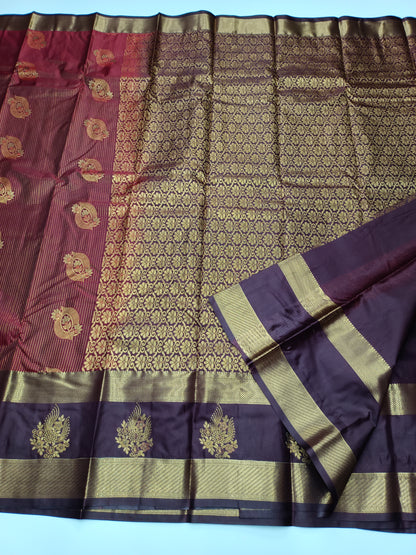 KANCHIPURAM SEMI SILK SAREE