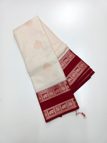KANCHIPURAM SEMI SILK SAREE