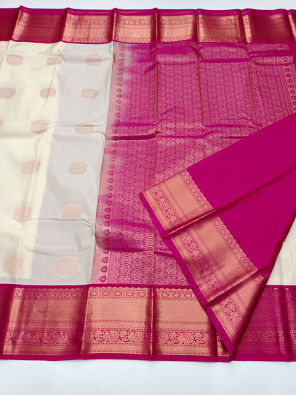 KANCHIPURAM SEMI SILK SAREE