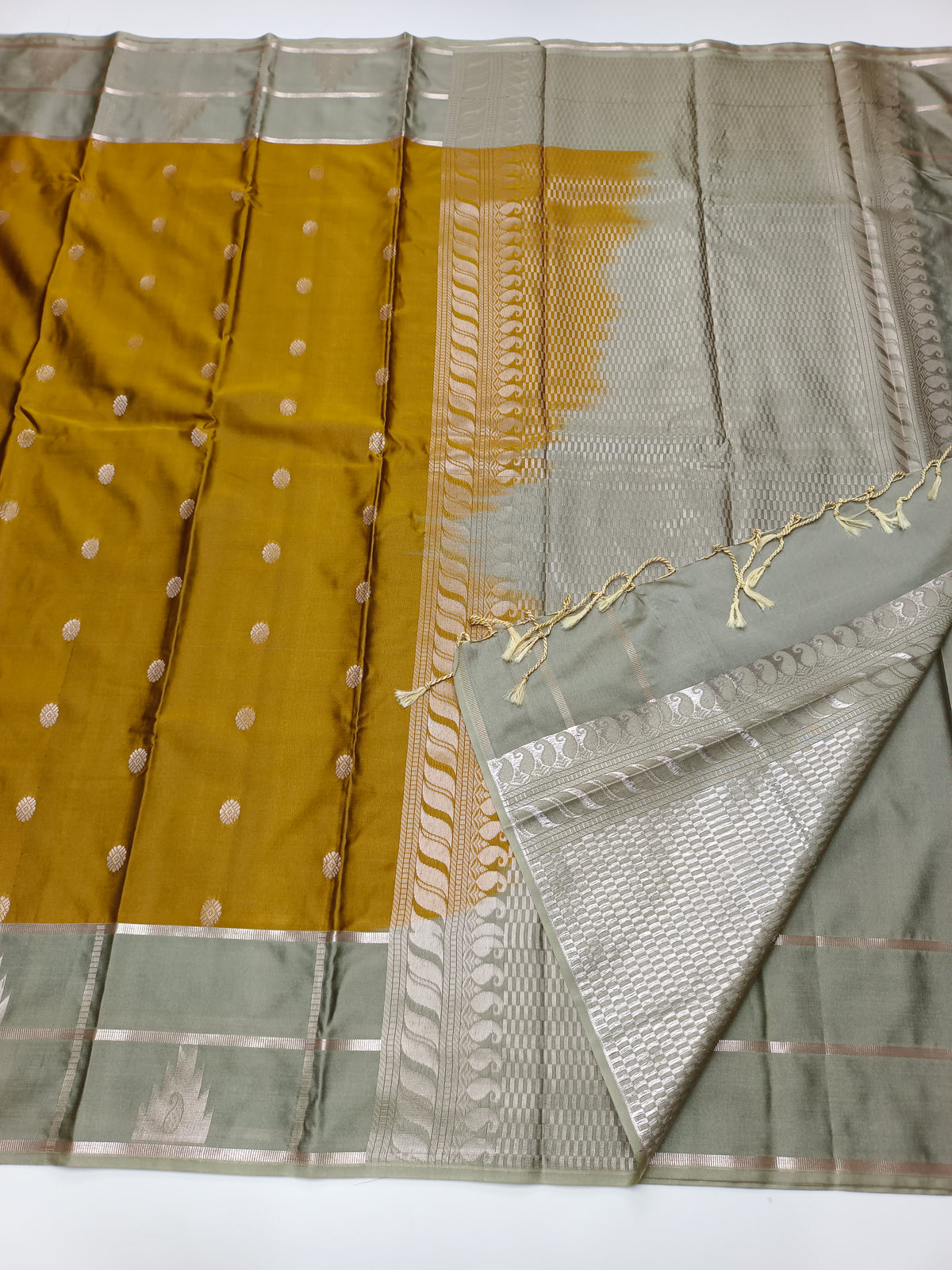 KANCHIPURAM SEMI SILK SAREE