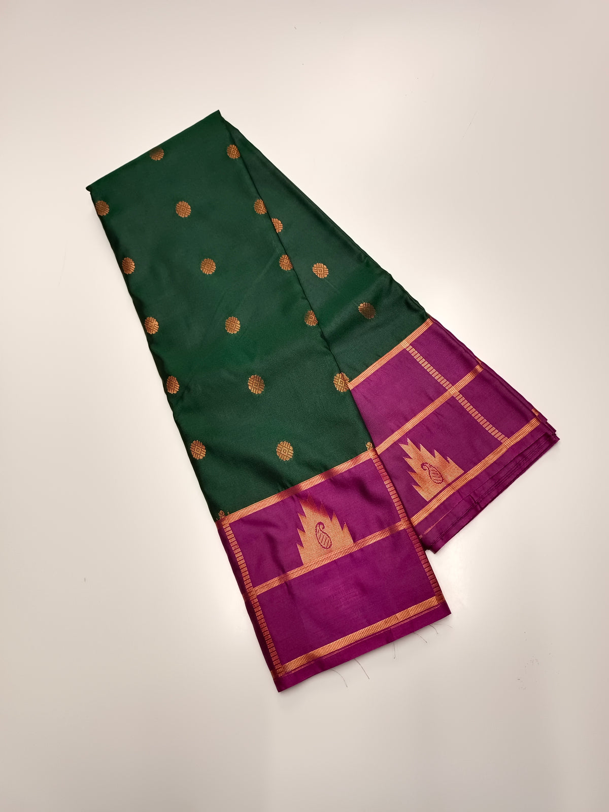KANCHIPURAM SEMI SILK SAREE