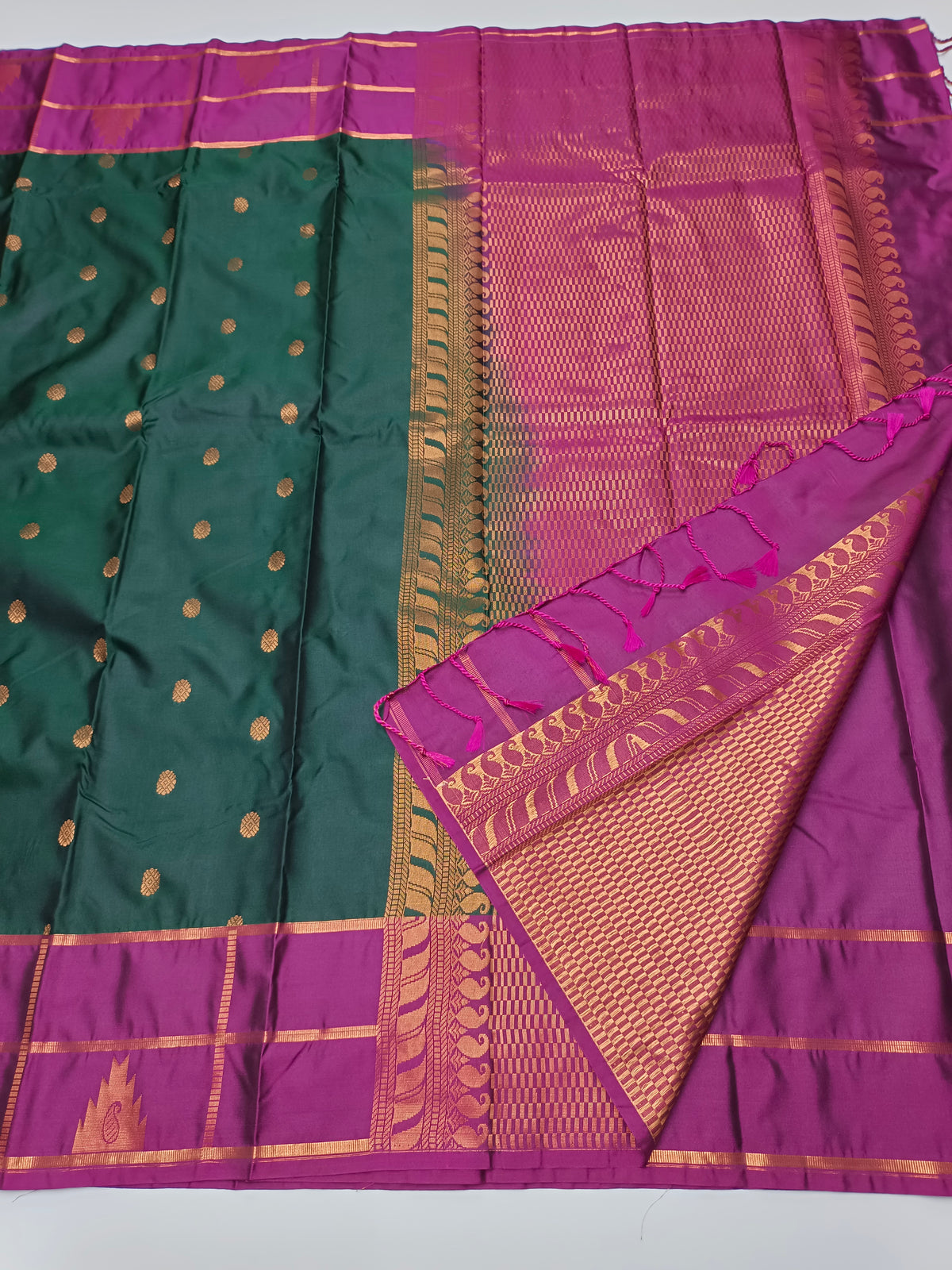 KANCHIPURAM SEMI SILK SAREE