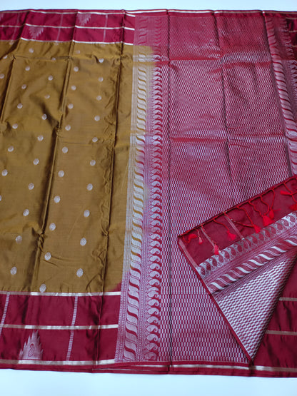 KANCHIPURAM SEMI SILK SAREE