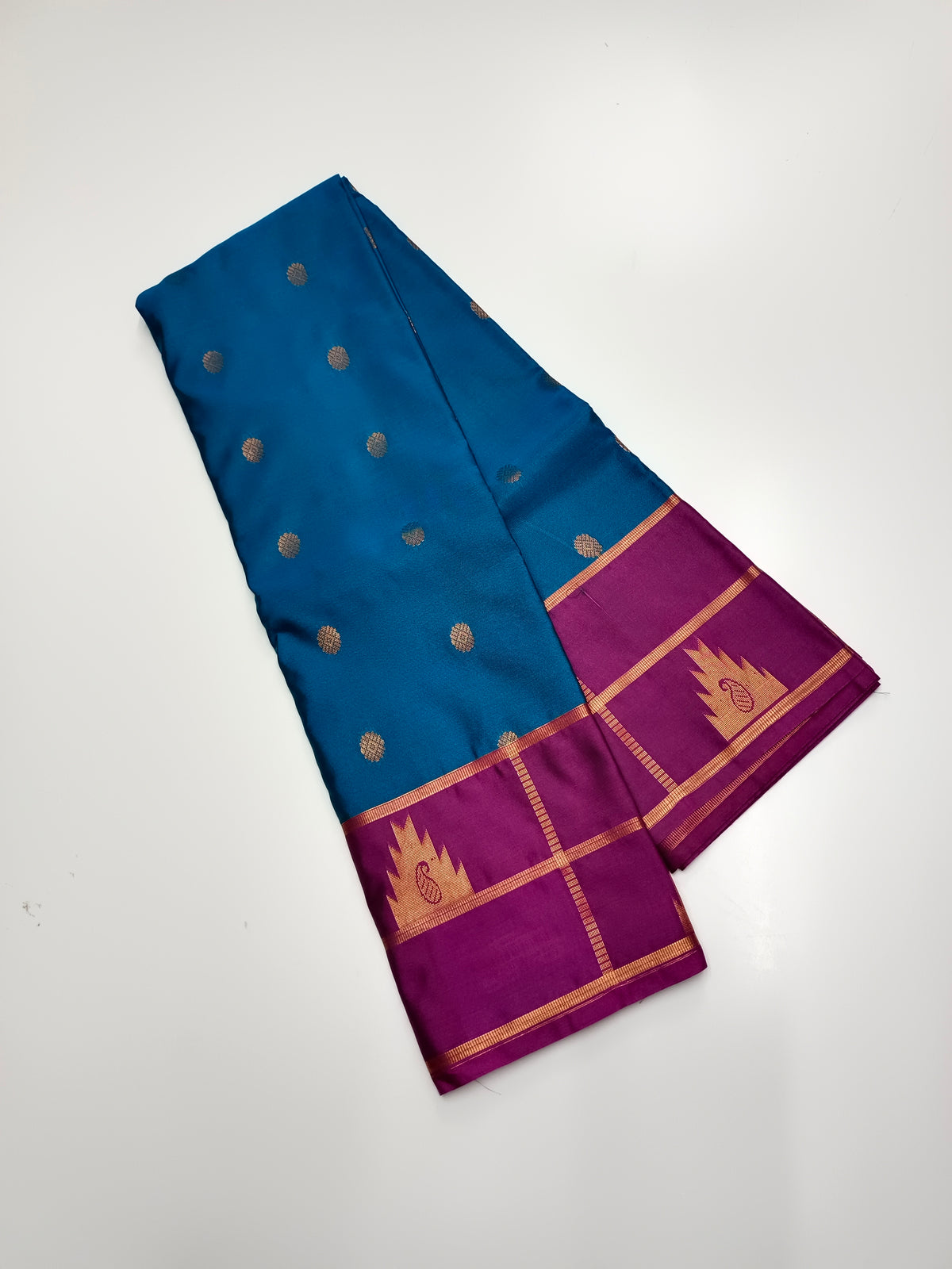 KANCHIPURAM SEMI SILK SAREE
