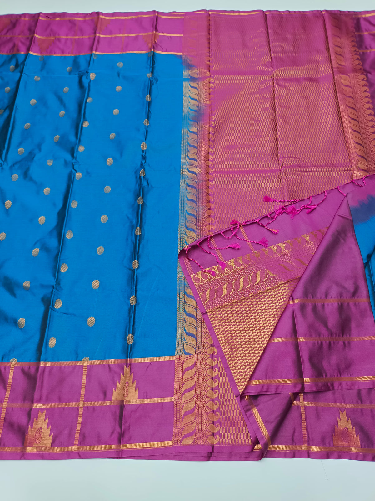 KANCHIPURAM SEMI SILK SAREE