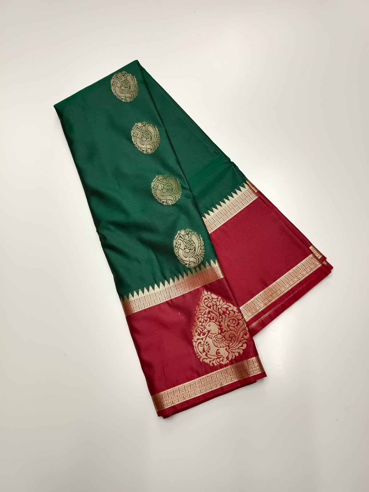 KANCHIPURAM SEMI SILK SAREE