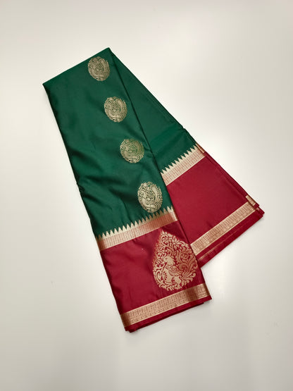 KANCHIPURAM SEMI SILK SAREE