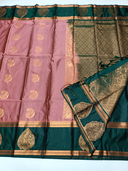 KANCHIPURAM SEMI SILK SAREE