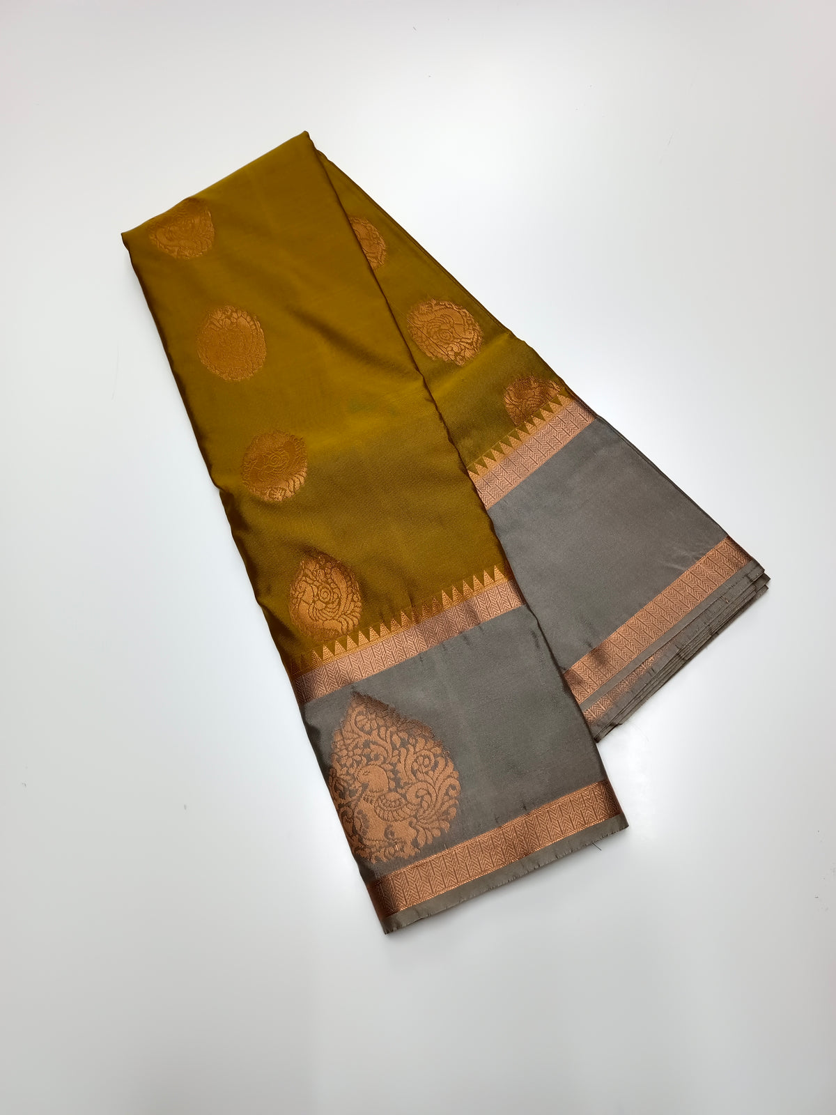 KANCHIPURAM SEMI SILK SAREE