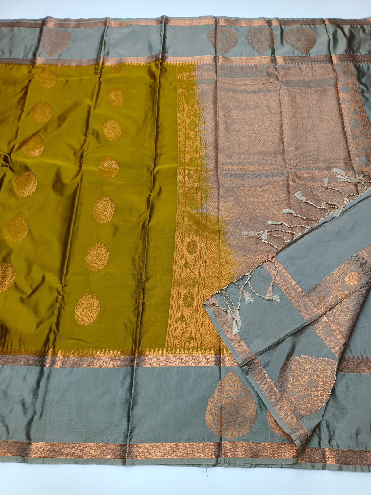 KANCHIPURAM SEMI SILK SAREE