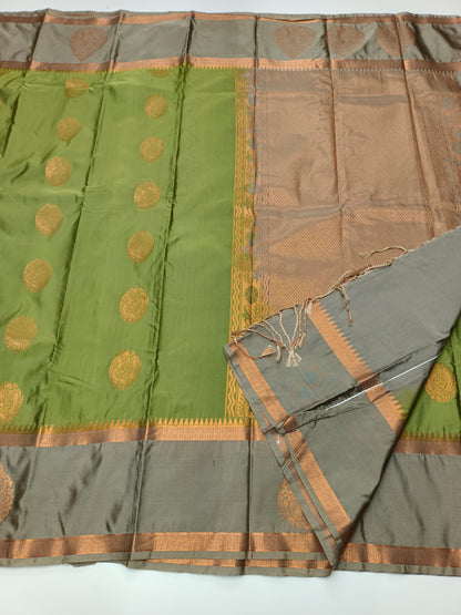 KANCHIPURAM SEMI SILK SAREE
