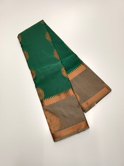 KANCHIPURAM SEMI SILK SAREE