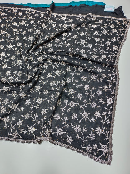 FANCY WORK SAREE