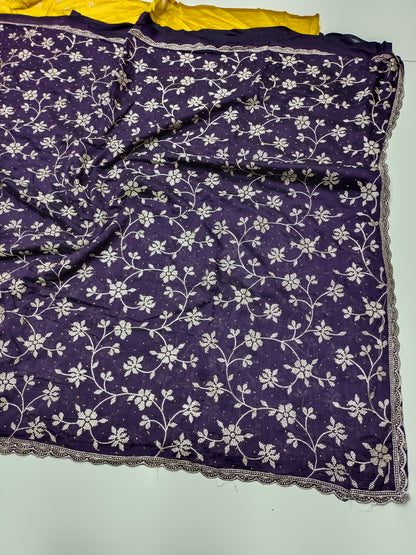 FANCY WORK SAREE