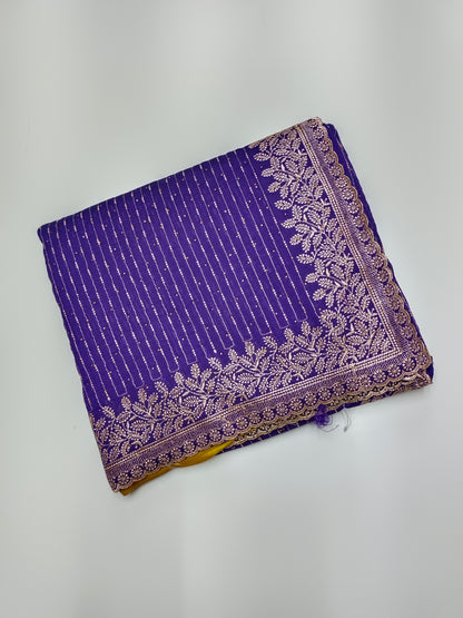 FANCY WORK SAREE