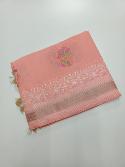 FANCY GADWAL COTTON SAREE