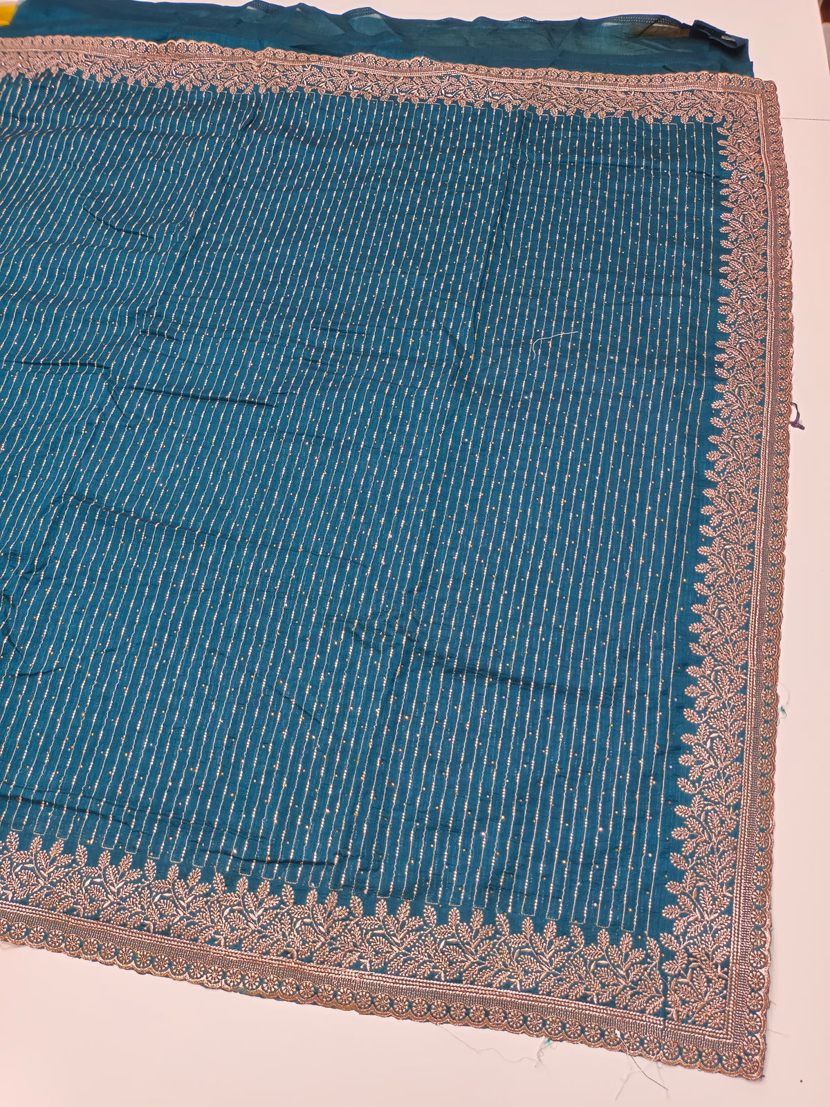 FANCY WORK SAREE