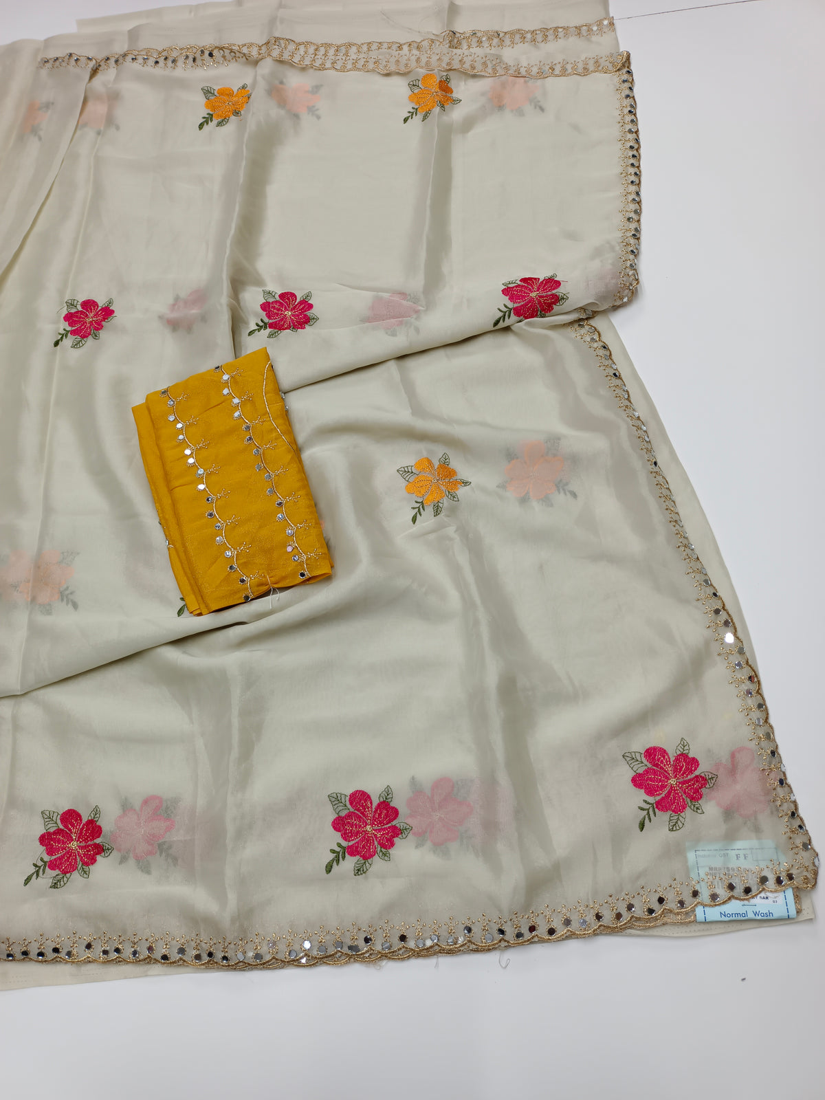 FANCY WORK SAREE