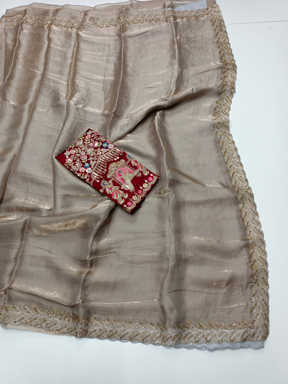 FANCY WORK SAREE