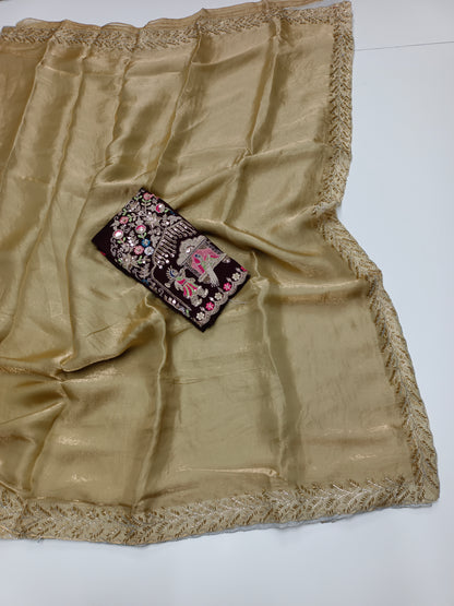 FANCY WORK SAREE