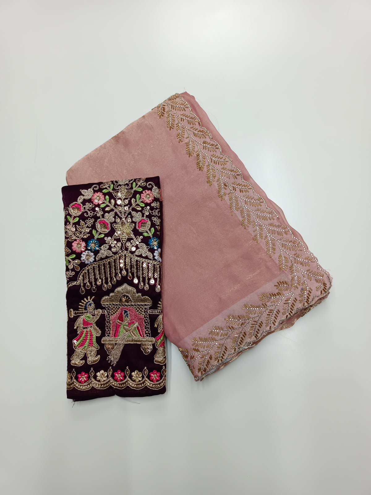FANCY WORK SAREE