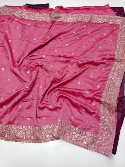 FANCY WORK SAREE
