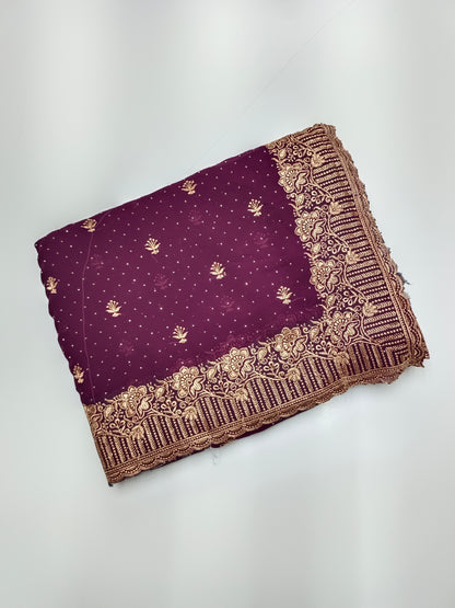 FANCY WORK SAREE