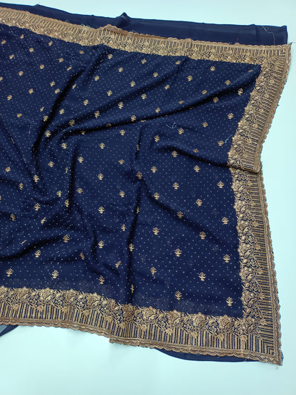 FANCY WORK SAREE