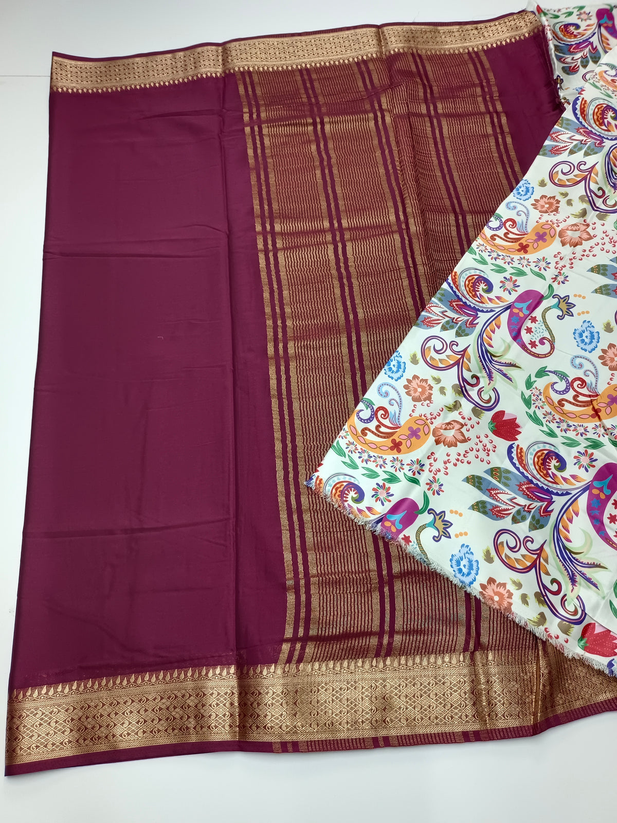ART CREPE SAREE