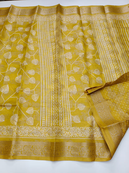 FANCY LENIN SAREE