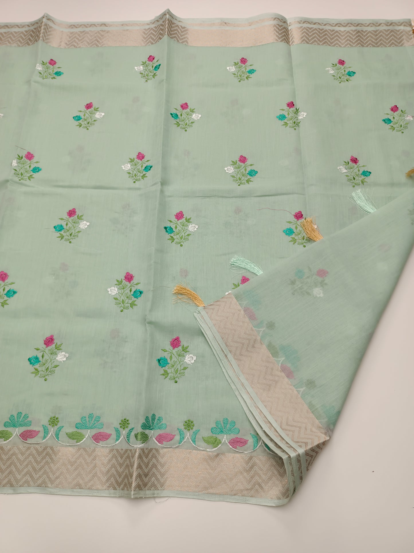FANCY GADWAL COTTON SAREE