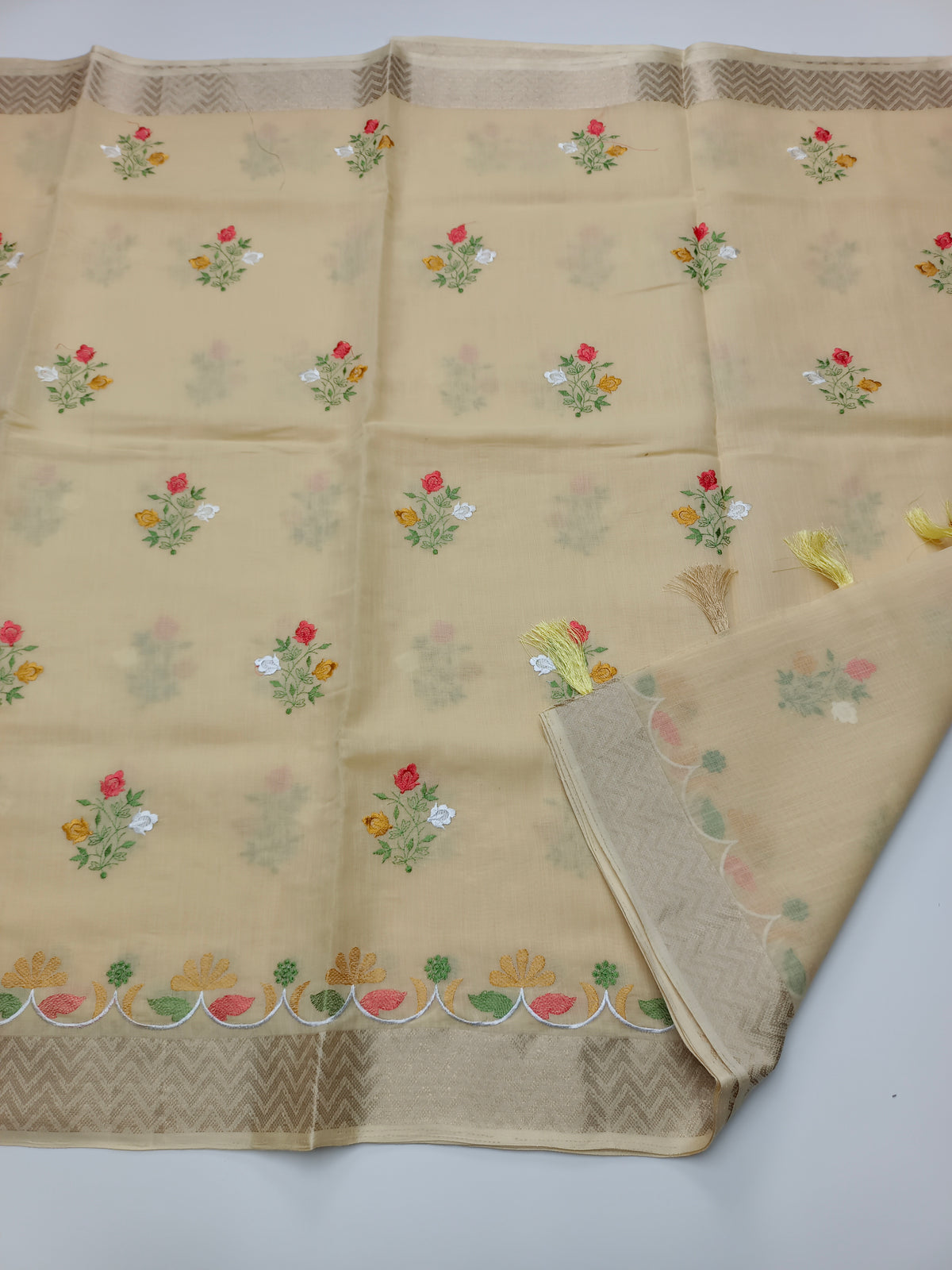 FANCY GADWAL COTTON SAREE