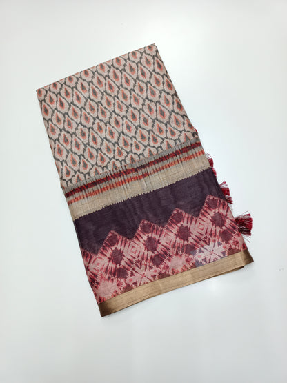 FANCY LENIN SAREE