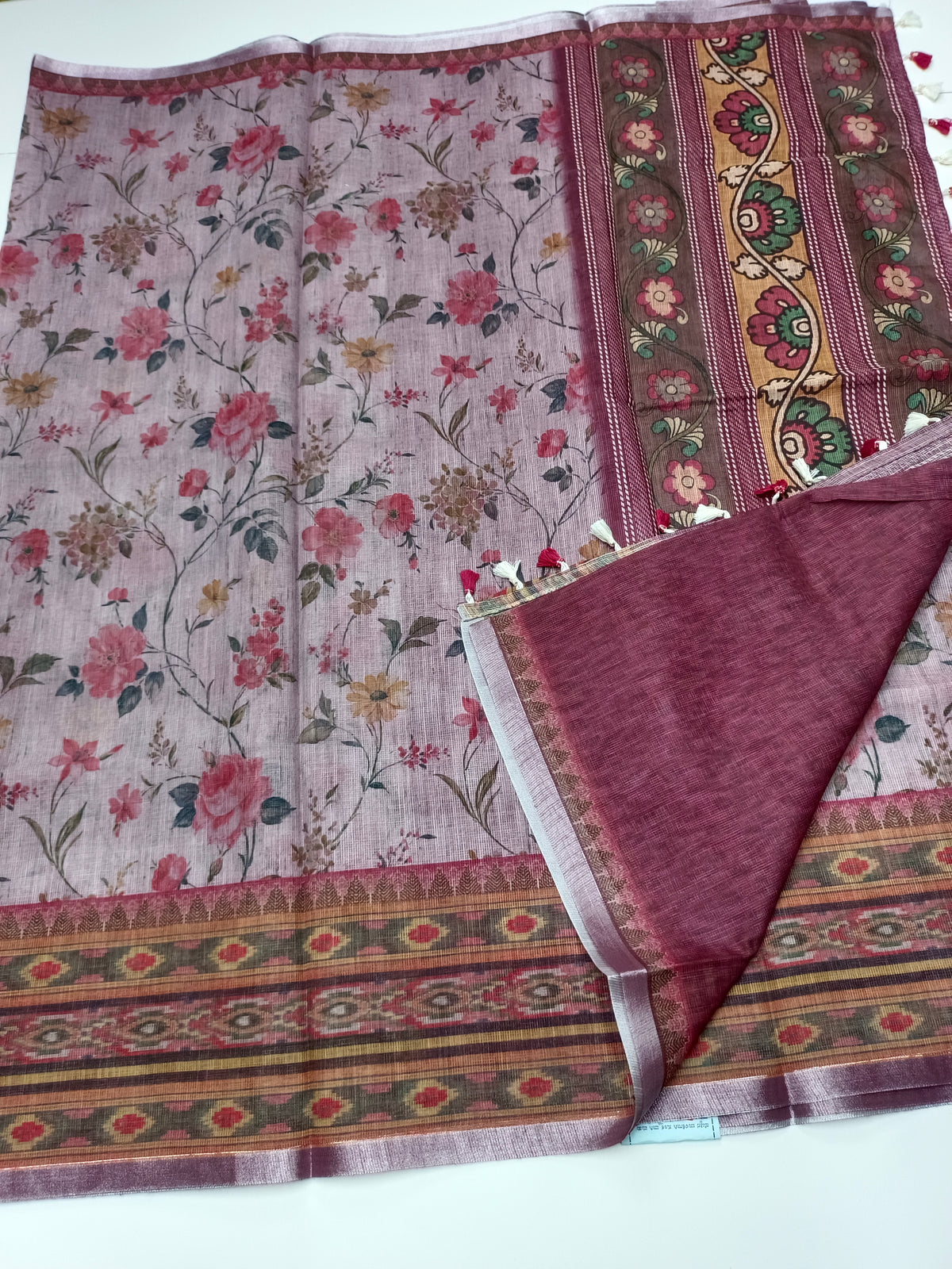FANCY LENIN SAREE