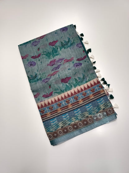 FANCY LENIN SAREE