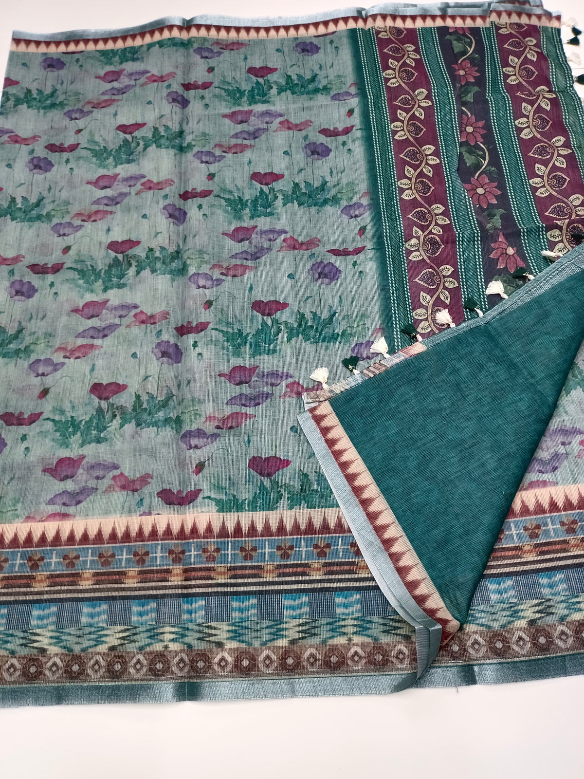 FANCY LENIN SAREE