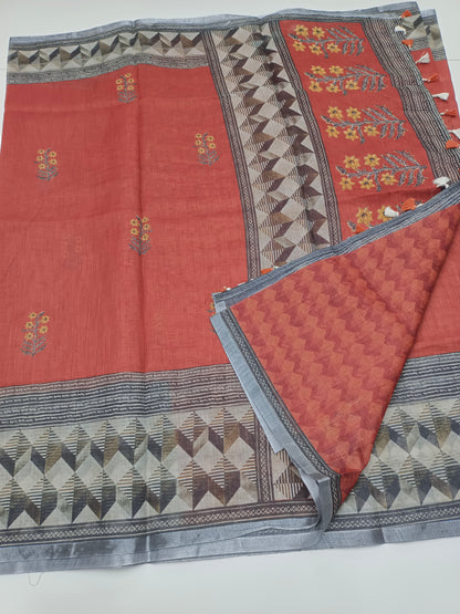 FANCY LENIN SAREE