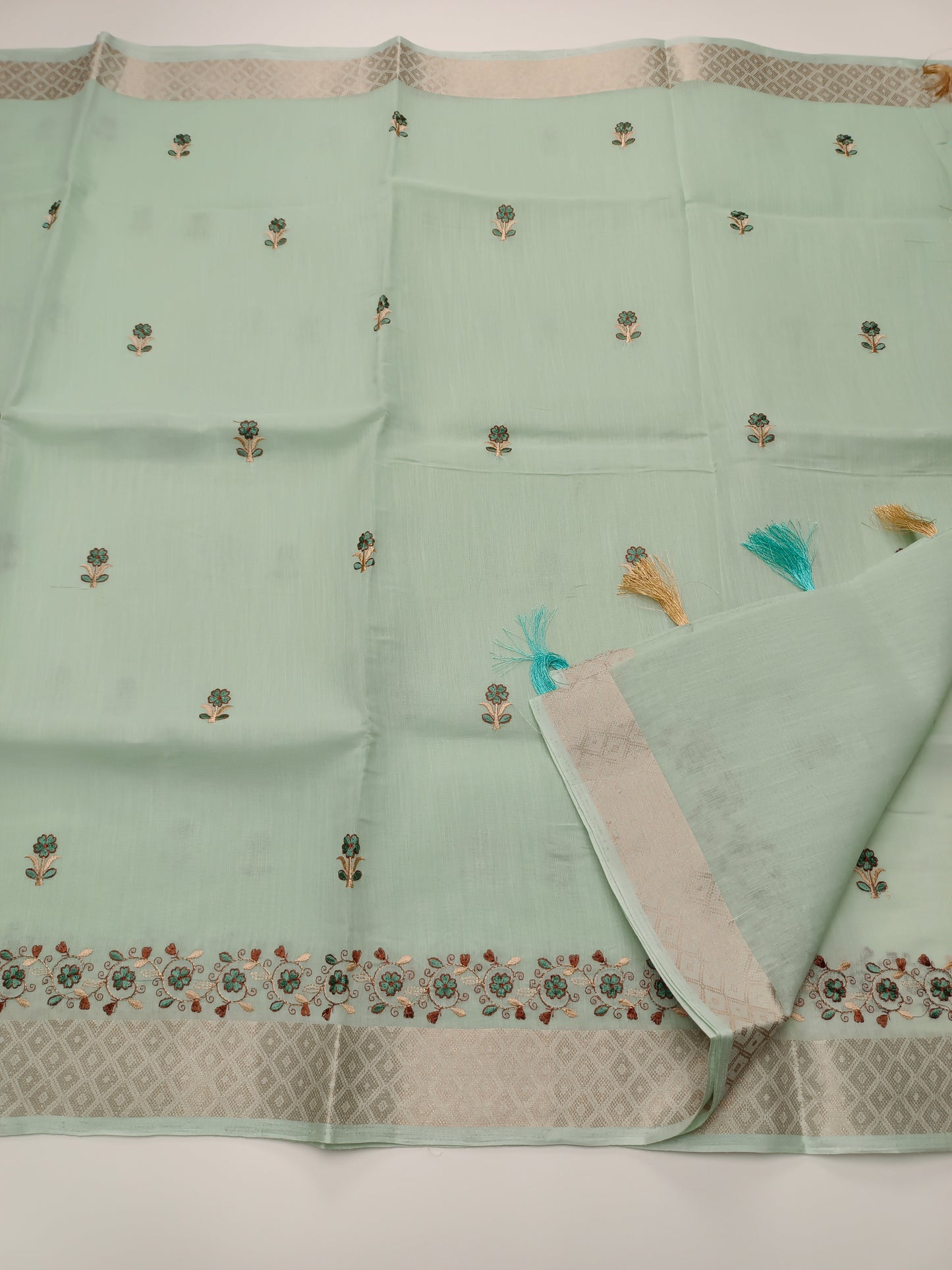 FANCY GADWAL COTTON SAREE
