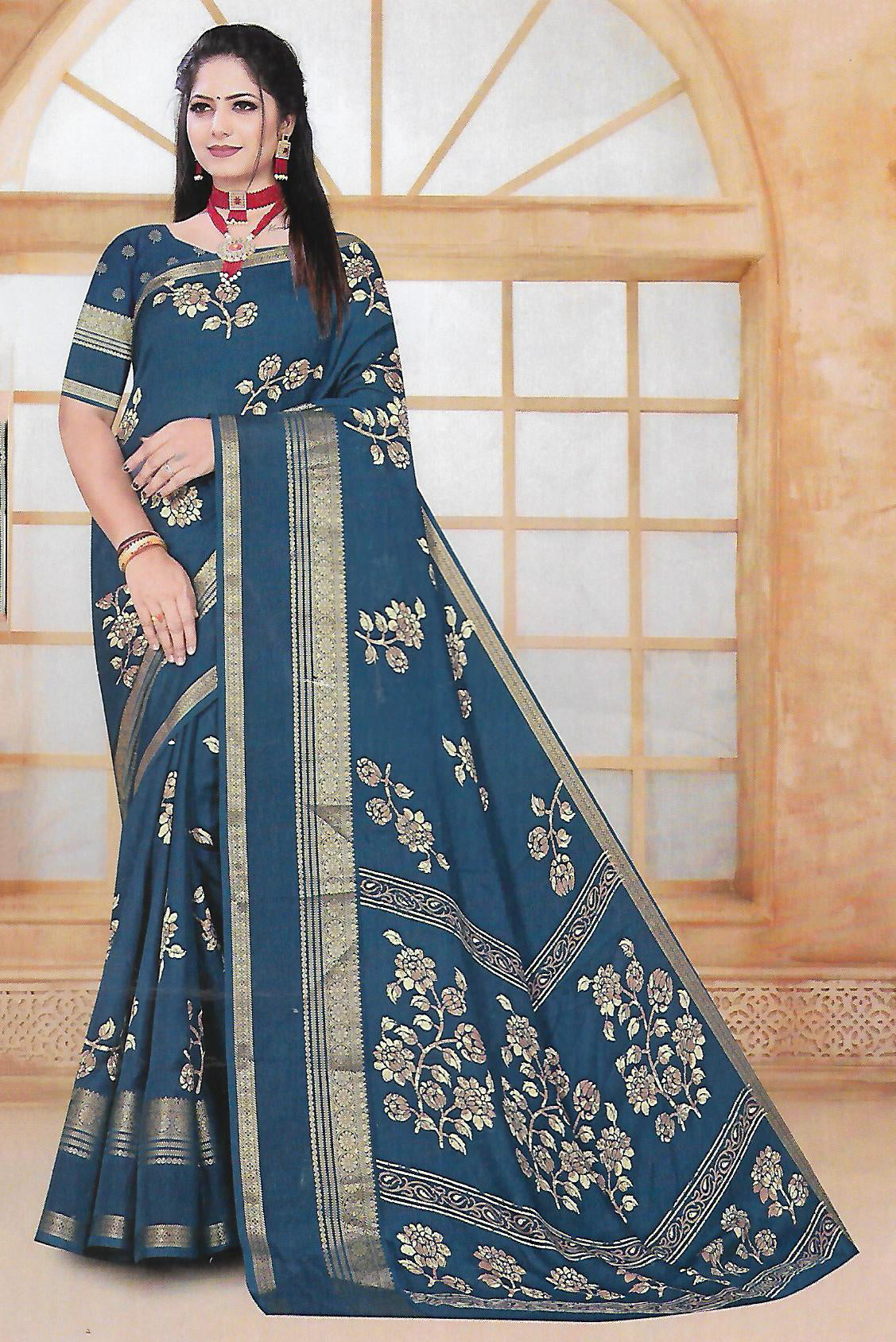 FANCY SYNTHETIC SAREE