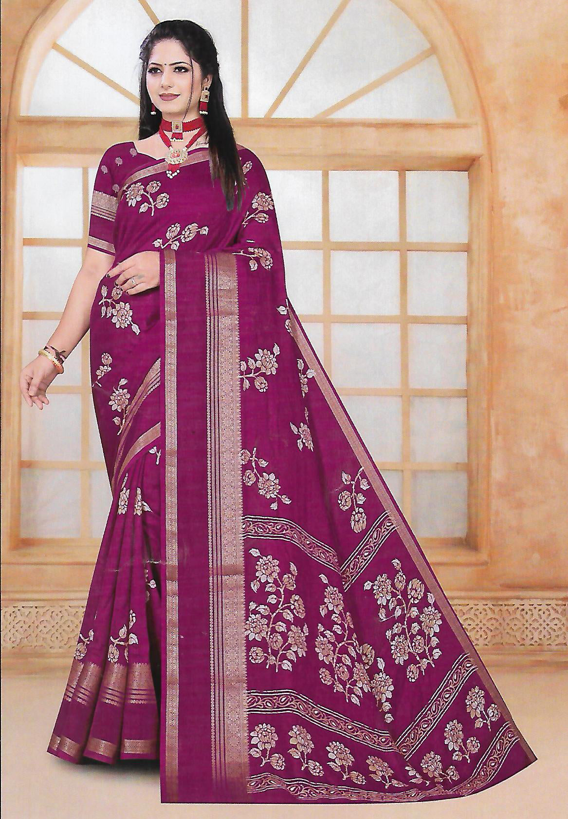 FANCY SYNTHETIC SAREE