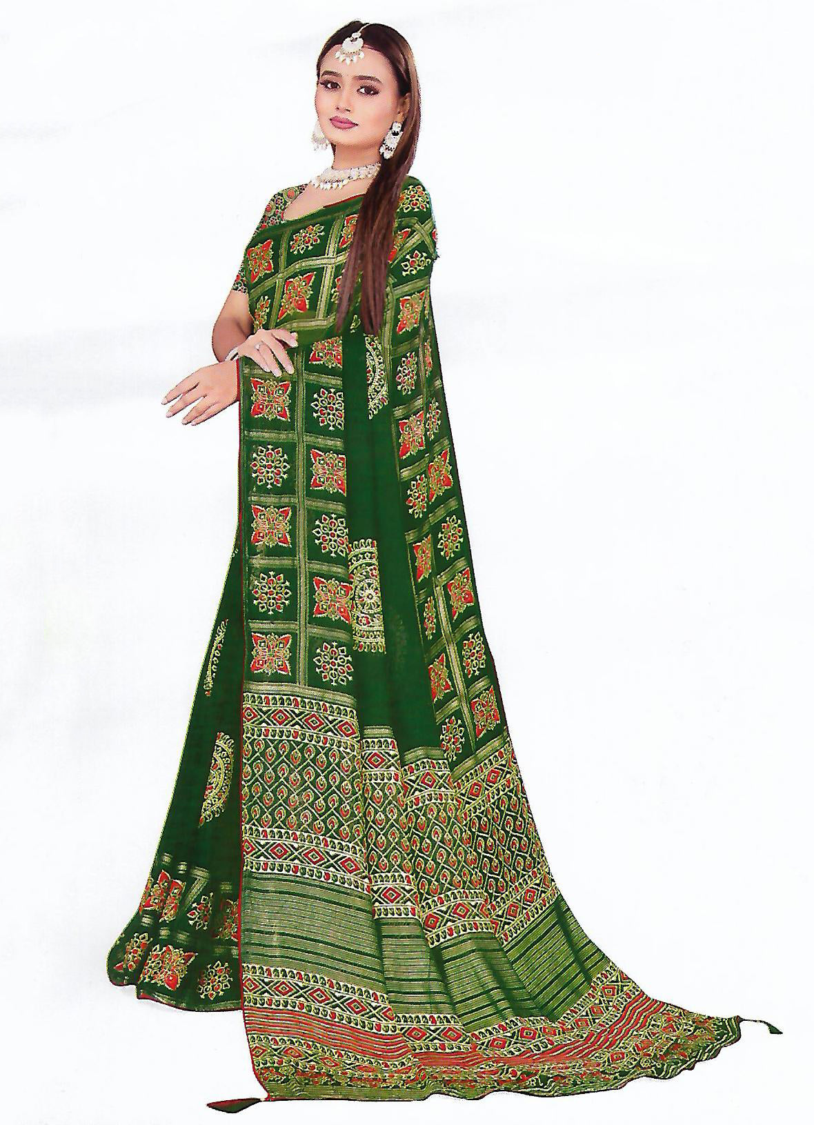 FANCY SYNTHETIC SAREE