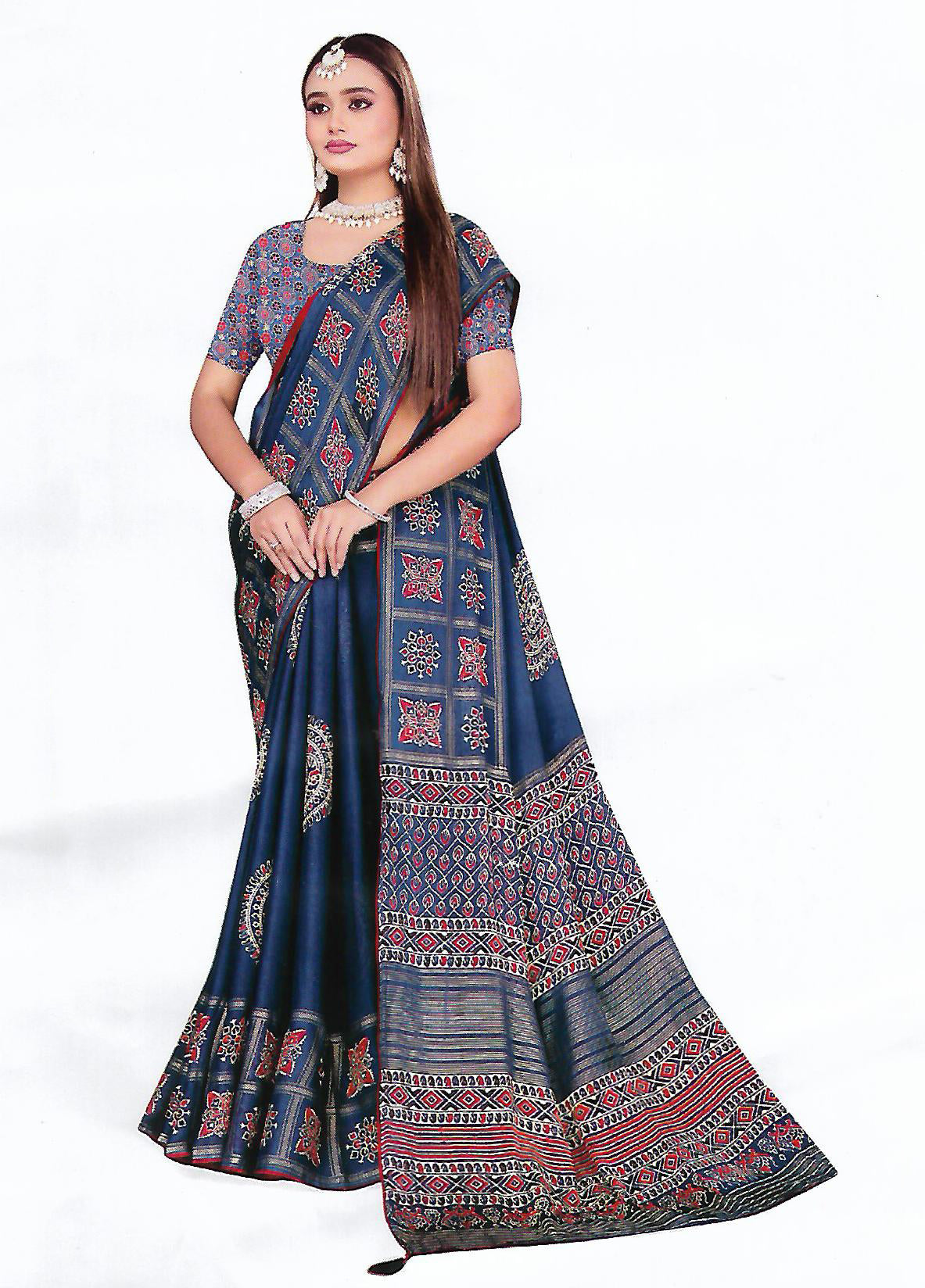 FANCY SYNTHETIC SAREE