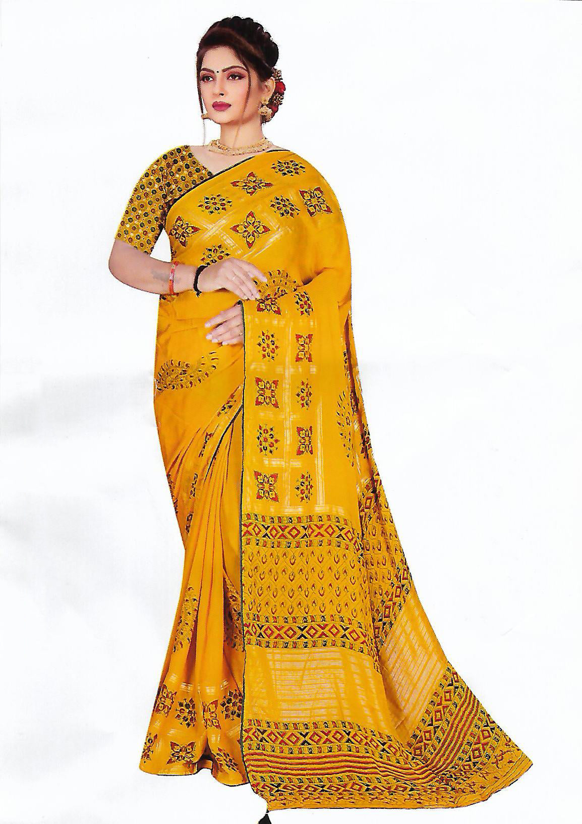 FANCY SYNTHETIC SAREE
