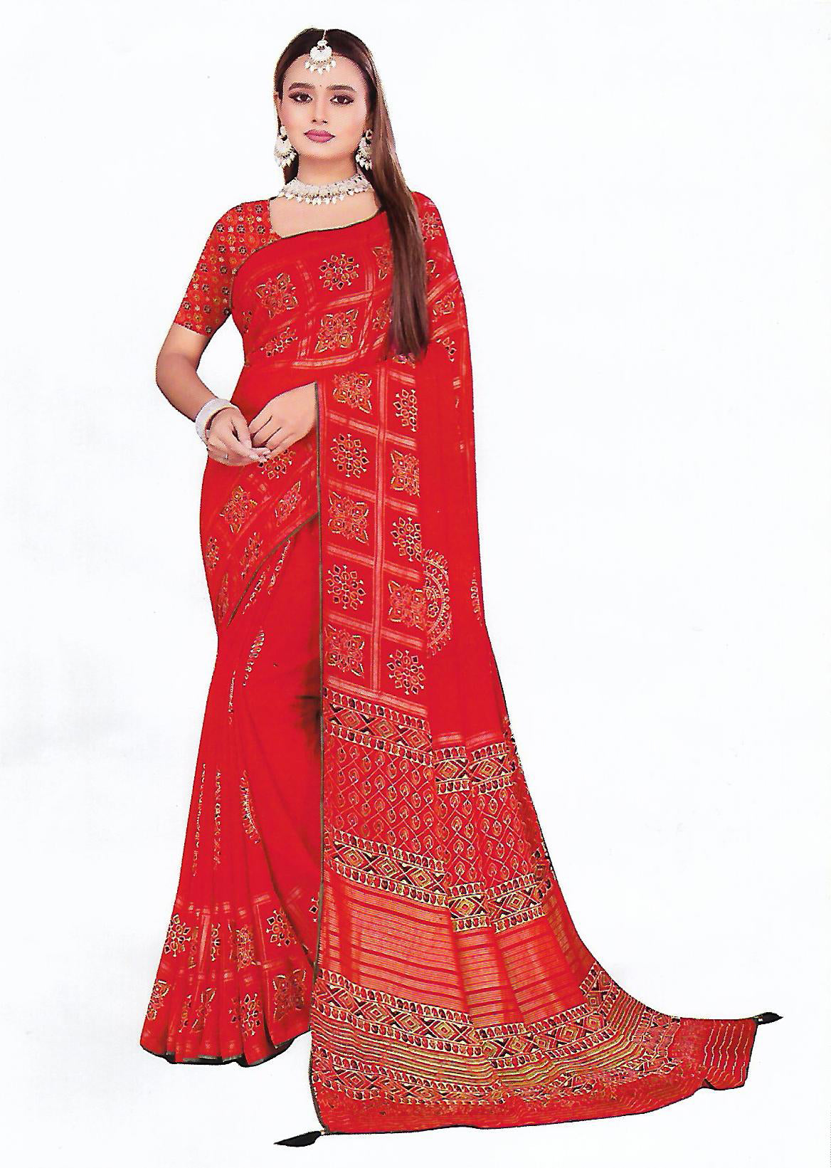 FANCY SYNTHETIC SAREE