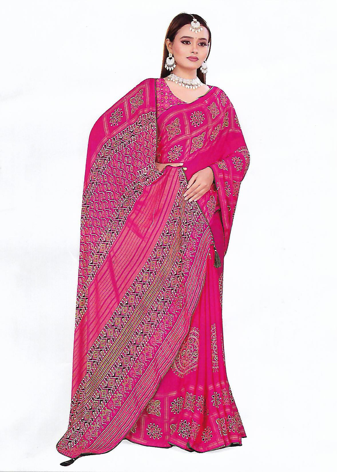 FANCY SYNTHETIC SAREE