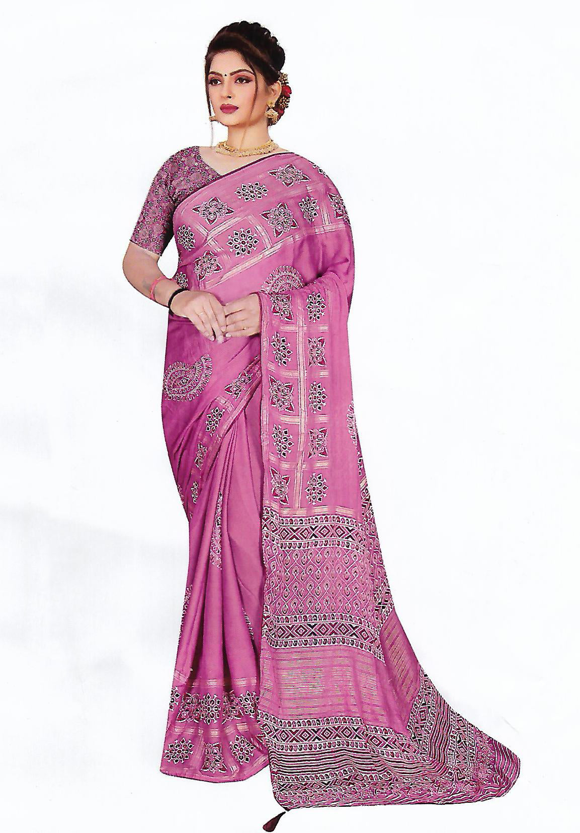 FANCY SYNTHETIC SAREE