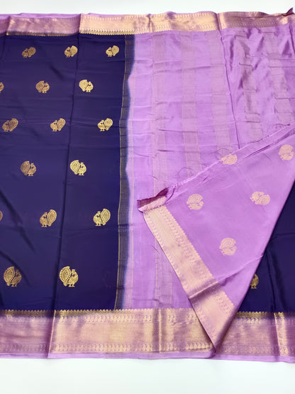 SEMI CREPE SILK SAREE