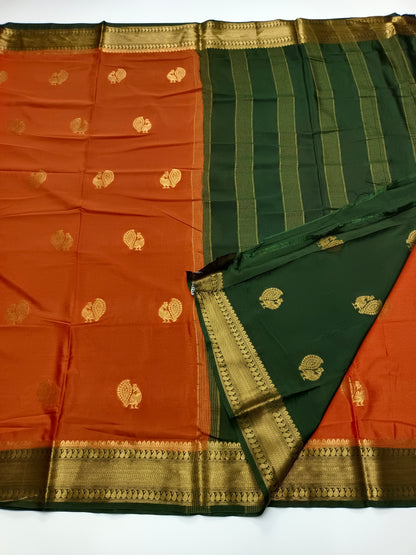 SEMI CREPE SILK SAREE