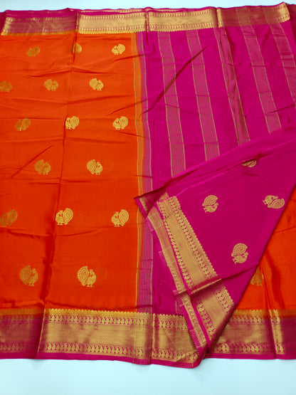 SEMI CREPE SILK SAREE