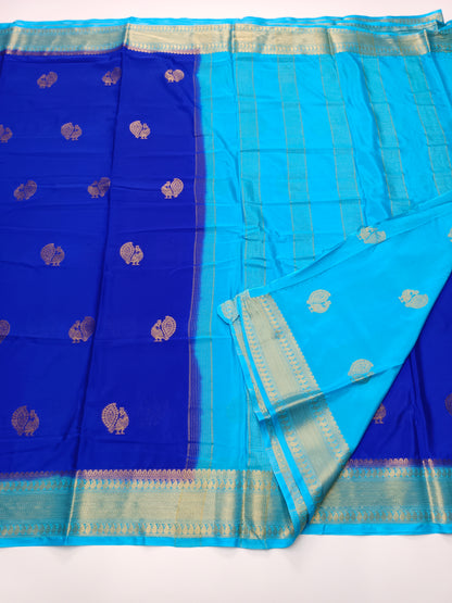 SEMI CREPE SILK SAREE